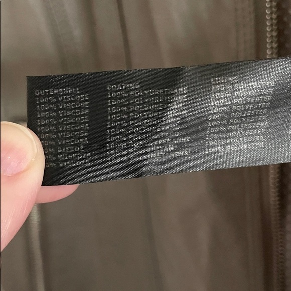 Rino Pelle Women Gray Taupe Faux Leather Moto Jacket Bikercore Outdoor Causal - Picture 9 of 14